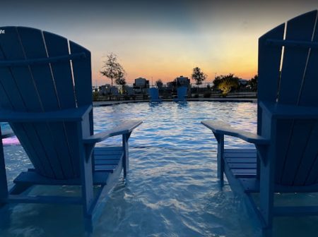 Pool at Sunset